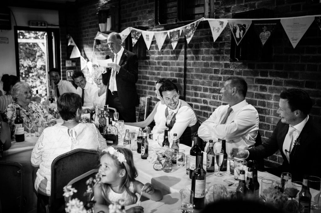 Father of the Bride Speech Wedding Photographer Ottawa