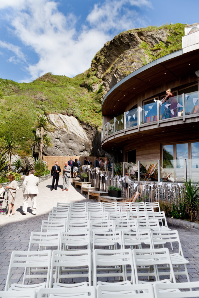 Beach Landscape of Ceremony Ottawa Wedding Photographer Sara
