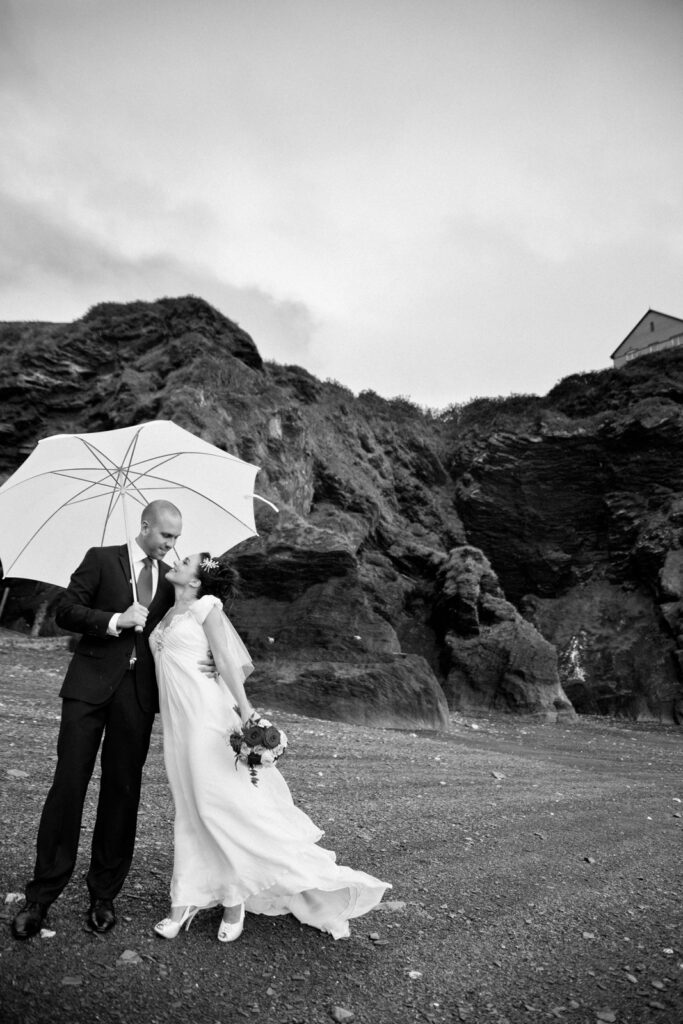 Couple Portrait on beach Wedding Photographer Ottawa