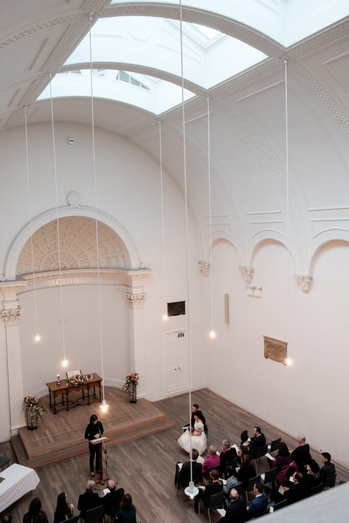 Interior of the Church during the ceremony by Ottawa Wedding Photographer Sara