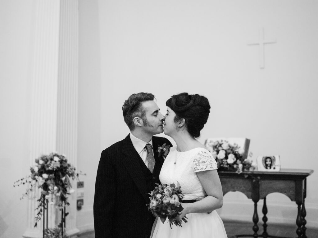 Bride and Groom portrait by wedding photographer ottawa Sara - documentary reportage