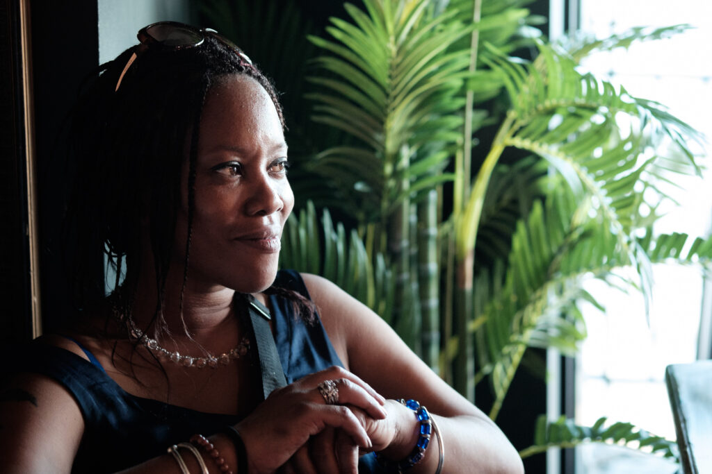 Guest watching speeches by Ottawa Wedding Photographer