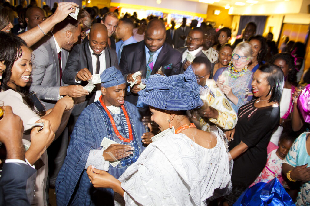 Nigerian Wedding celebration dance documentary photographer Sara