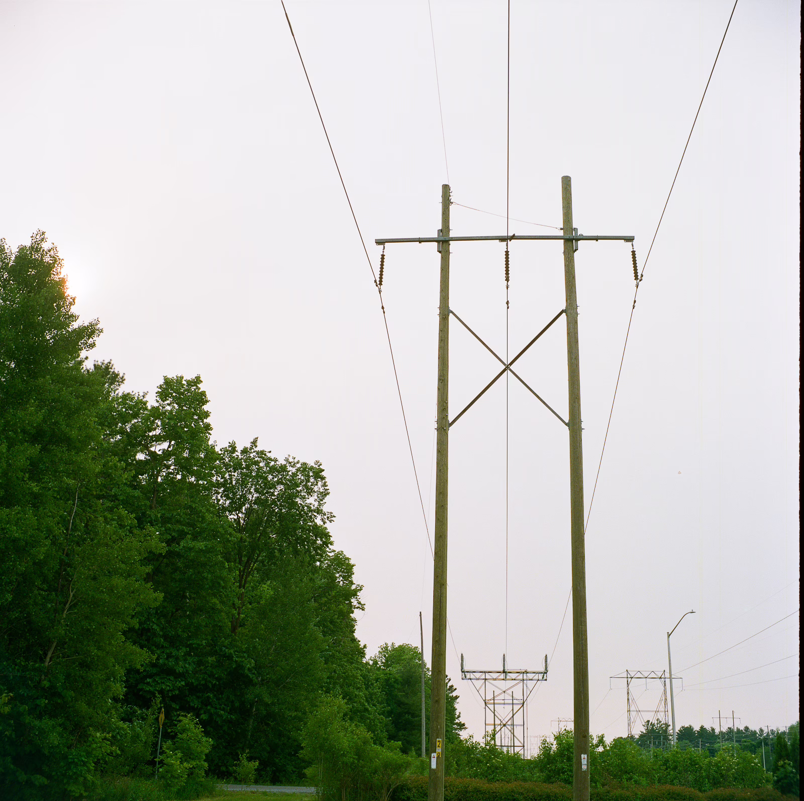 Ottawa Wedding Photographer-000123900003 ❥ Ottawa Wedding Photographer Power cables taken with Seagull 4 TLR using Kodak Porta iso 800