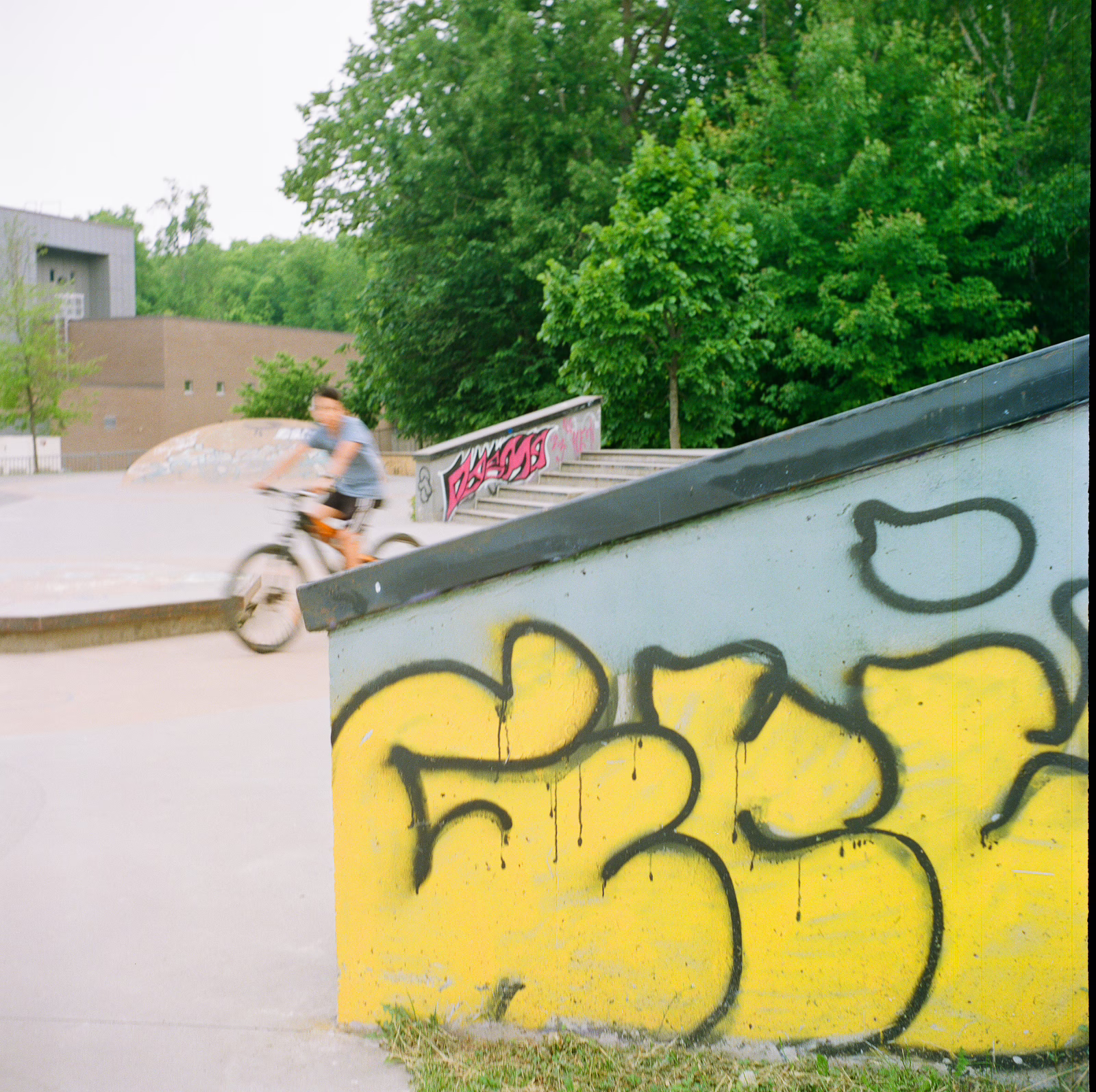Ottawa Wedding Photographer-000123900004 ❥ Ottawa Wedding Photographer Skate park taken with Seagull 4 TLR using Kodak Porta iso 800