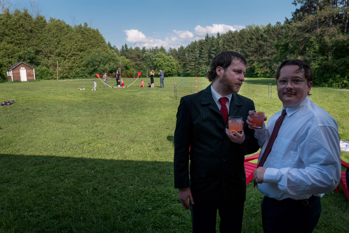 Ottawa Wedding Photographer Sara-0872 ❥ Ottawa Wedding Photographer Guests at the summer camp themed wedding by Ottawa Wedding Photographer Sara