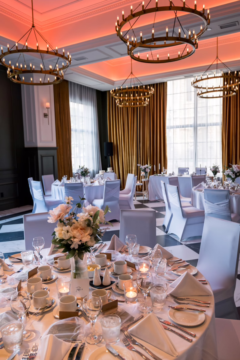 Ottawa Wedding Photographer Sara-4832 ❥ Ottawa Wedding Photographer table settings at the lord elgin hotel trillium room wedding reception by Ottawa Wedding Photographer Sara