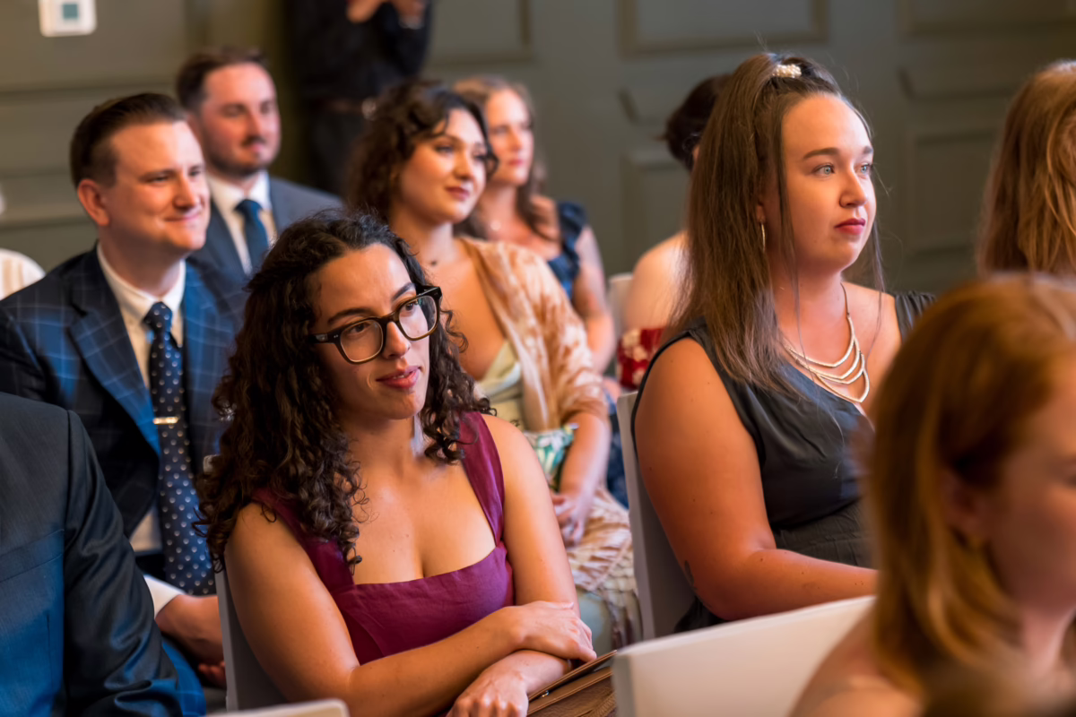 Ottawa Wedding Photographer Sara VD-1132715 ❥ Ottawa Wedding Photographer Guests during the ceremony by Ottawa Wedding Photographer Sara